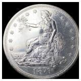 1876-S Silver Trade Dollar UNCIRCULATED