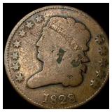1828 Classic Head Half Cent NICELY CIRCULATED