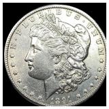 1891-S Silver Morgan Dollar CLOSELY UNCIRCULATED