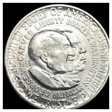 1953-S Silver Booker T. Washington/Carver Half Dol