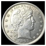 1893 Silver Barber Quarter UNCIRCULATED