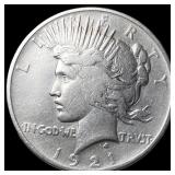1921 Silver Peace Dollar LIGHTLY CIRCULATED