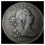 1805 Copper Half Cent LIGHTLY CIRCULATED