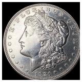 1921 Morgan Silver Dollar CLOSELY UNCIRCULATED