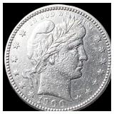 1900-S Silver Barber Quarter CLOSELY UNCIRCULATED