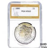 1880 Morgan Silver Dollar PGA MS63