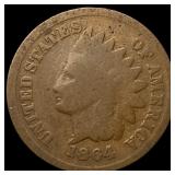 1864 Bronze Indian Head Cent NICELY CIRCULATED