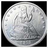 1878 Seated Liberty Half Dollar CLOSELY UNCIRCULAT