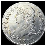 1814 Capped Bust Half Dollar NEARLY UNCIRCULATED