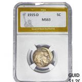 1915-D Buffalo Nickel PGA MS63