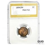 1894/94 Indian Head Cent PGA F12