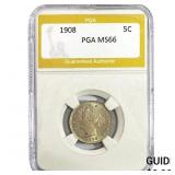 1908 Liberty Victory Nickel PGA MS66
