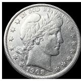 1908-D Silver Barber Half Dollar NEARLY UNCIRCULAT