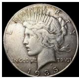 1935-S Silver Peace Dollar NEARLY UNCIRCULATED