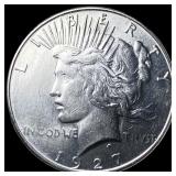 1927-S Silver Peace Dollar UNCIRCULATED