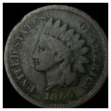 1864 Bronze Indian Head Cent NICELY CIRCULATED