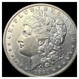 1884 Morgan Silver Dollar CLOSELY UNCIRCULATED