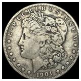 1901-S Silver Morgan Dollar NEARLY UNCIRCULATED