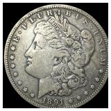1891-O Silver Morgan Dollar NEARLY UNCIRCULATED