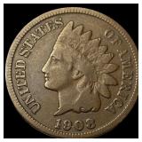 1908-S Indian Head Cent LIGHTLY CIRCULATED