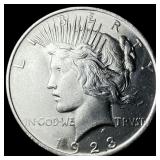 1923 Peace Silver Dollar CHOICE BU