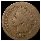 1876 Indian Head Cent NICELY CIRCULATED