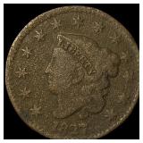 1827 Coronet Head Large Cent LIGHTLY  CIRCULATED