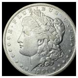 1891-CC Silver Morgan Dollar LIGHTLY CIRCULATED