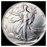 1940-S Silver Walking Liberty Half Dollar CLOSELY