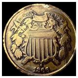 1866 Copper Two-Cent Piece HIGH GRADE