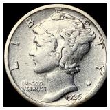 1926-S Silver Mercury Dime CLOSELY UNCIRCULATED