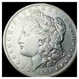 1904-S Silver Morgan Dollar NEARLY UNCIRCULATED
