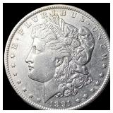 1891-CC Silver Morgan Dollar CLOSELY UNCIRCULATED
