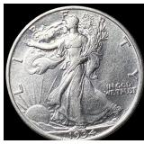 1934-D Silver Half Dollar Walking Liberty CLOSELY