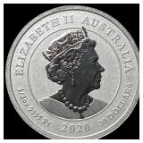 2020 Platinum 1/3 oz $30 Australian Leopard Seal S