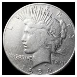 1934 Peace Silver Dollar LIGHTLY CIRCULATED