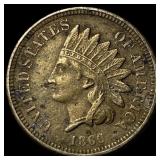 1860 Copper-Nickel Indian Head Cent NEARLY UNCIRCU
