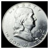 1949 Franklin Half Dollar UNCIRCULATED