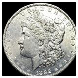 1892 Morgan Silver Dollar CLOSELY UNCIRCULATED