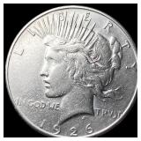 1926 Peace Silver Dollar NEARLY UNCIRCULATED