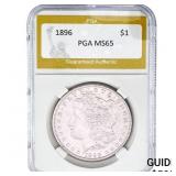 1896 Morgan Silver Dollar PGA MS65