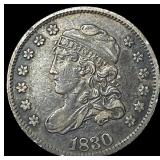 1830 Capped Bust Half Dime NEARLY  UNCIRCULATED
