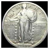 1929-D Standing Liberty Quarter LIGHTLY CIRCULATED