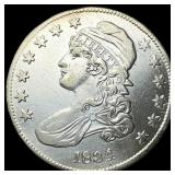 1834 Capped Bust Half Dollar CLOSELY  UNCIRCULATE