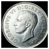 1938 Canada Silver 50 Cents UNCIRCULATED