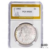 1902 Morgan Silver Dollar PGA MS66