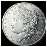 1884-S Silver Morgan Dollar CLOSELY UNCIRCULATED