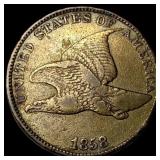 1858 Copper-Nickel Flying Eagle Cent CLOSELY UNCIR