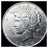1934 Silver Peace Dollar UNCIRCULATED
