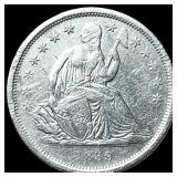 1858-O Silver Seated Liberty Dime CLOSELY UNCIRCUL